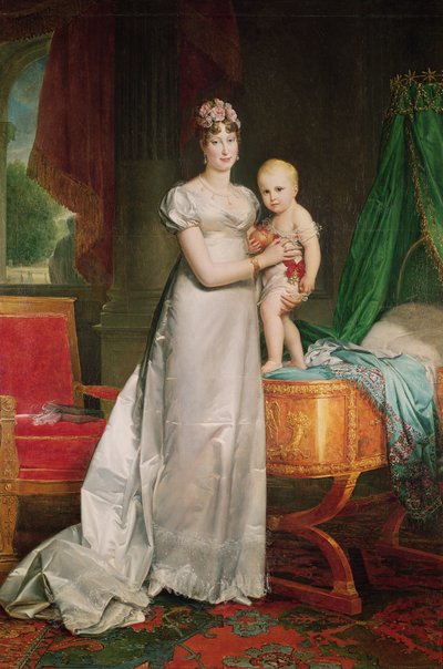 Marie Louise and the King of Rome by Baron François Pascal Simon Gérard